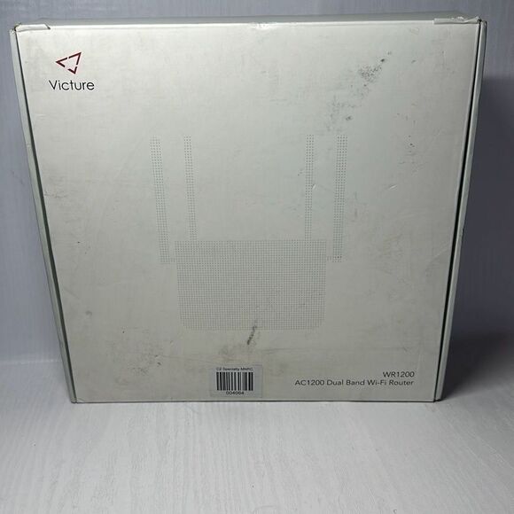 Victure AC1200 WiFi Router Dual-Band Wireless Router WiFi 5/2.4GHz 1200Mbp - Picture 1 of 7